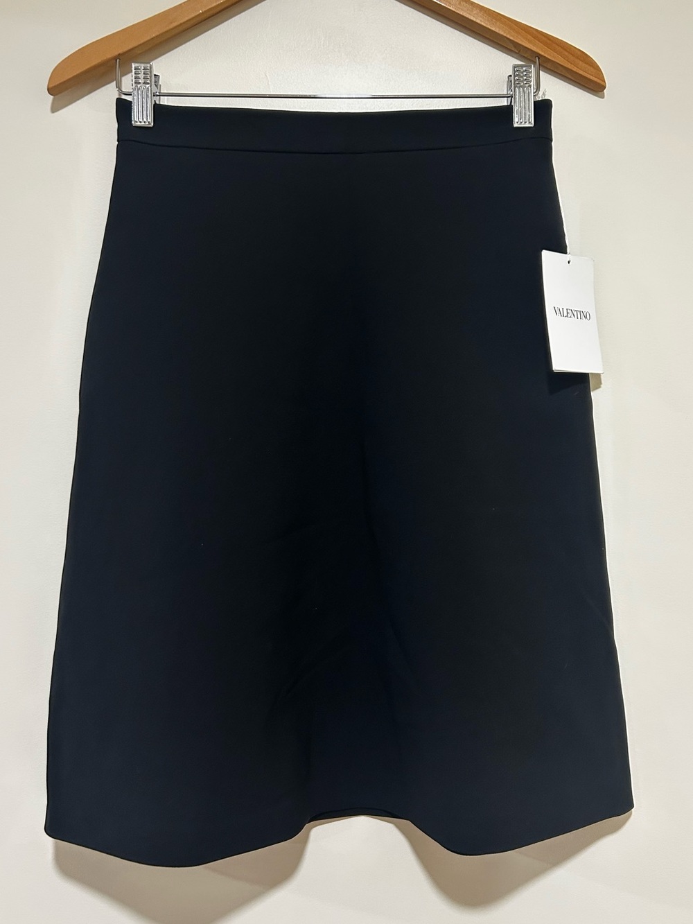 Valentino A-Line Skirt in Black Size 8